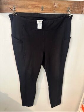 Cabi Black Pocket Leggings